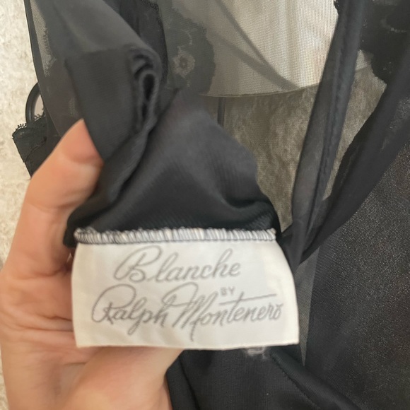 Vintage Blanche by Ralph Montenero 1970s night dres - Picture 3 of 5